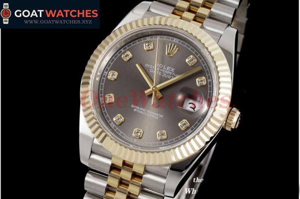 Rolex - Datejust 126231 36MM Jub 904L Grey/Dia SS/RG Wrapped GMF A2824