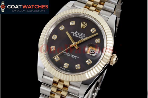 Rolex - Datejust 126231 36MM Jub 904L Grey Mop/Dia SS/RG Wrapped GMF A2824