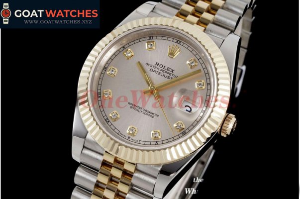 Rolex - Datejust 126231 36MM Jub 904L Grey/Dia SS/RG Wrapped GMF A2824