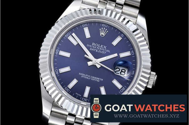 Rolex - DJ2 41mm Jub Flt SS/SS Blue Stk BP A3235 Mod