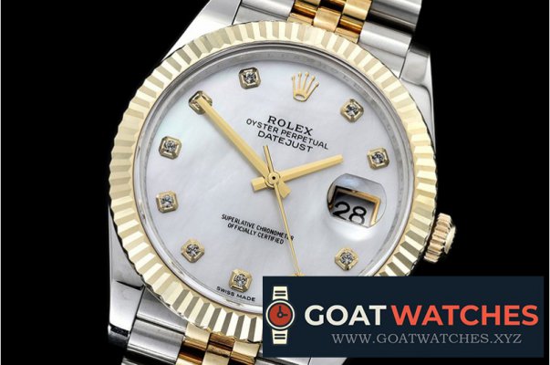 Rolex - DJ2 41mm Jub Flt Wrap 904L YG/SS Wht MOP D GMF A2836