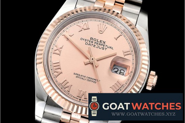 Rolex - DateJust 36mm Jub Flt 904L RG/SS Rose/Rmn GMF A2836