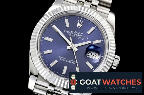 Rolex - DateJust 36mm Jub Flt 904L SS/SS Blue/Stk GMF A2836