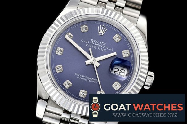 Rolex - DateJust 36mm Jub Flt 904L SS/SS Blue/Dm GMF A2836