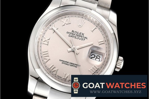 Rolex - DateJust 36mm Oyst Dm 904L SS/SS L.Grey/Rmn GMF SA3135