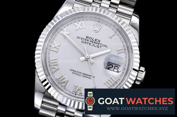 Rolex - DJ 36mm Jub Flt 904L SS/SS Wht Rmn GMF A3235