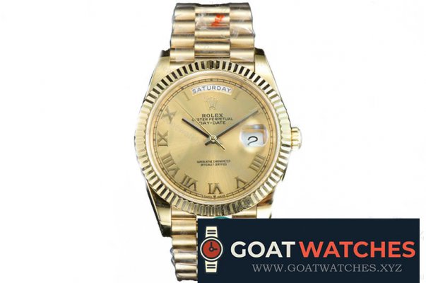 Rolex - DayDate 41mm Pres Flt YG/YG Gold/Rmn GMF V3 A2836