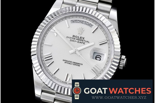 Rolex - DayDate 228206 SS/SS White Roman BP Swiss 2836