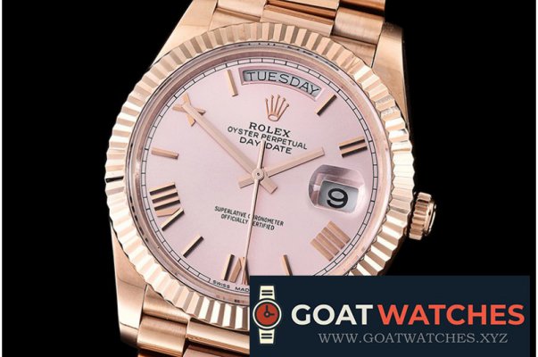 Rolex - DayDate 228206 RG/RG Pink Roman BP Swiss 2836