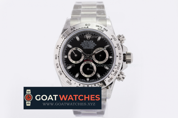 Rolex - Daytona 116520 904L SS/SS Black/Stk VRF Asia 7750