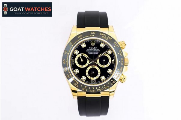 Rolex - Daytona 116518 904 YG/RU Black/Dia EWF Asia 7750