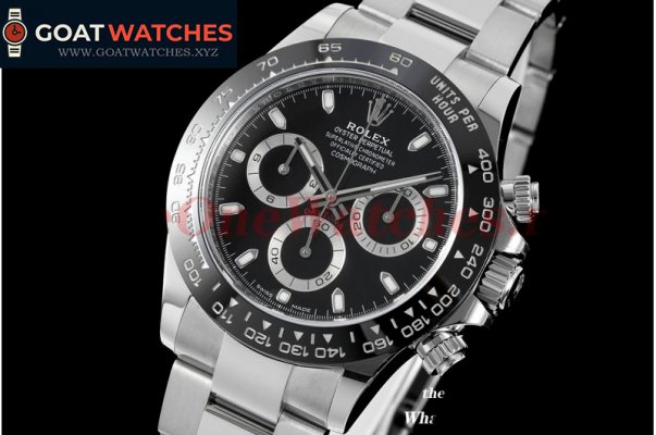 Rolex - Daytona 116500 CER/SS Black 904L Clean Asia 4130