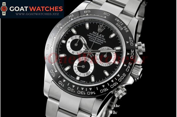 ROLEX - Daytona 116500 CER/SS Black 904L JVSF Asia 7750