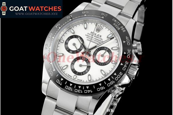 ROLEX - Daytona 116500 CER/SS White 904L JVSF Asia 7750