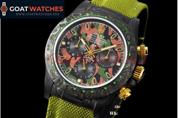 ROLEX - Daytona DIW Carbon/Camo Green Dial FC/NY 40mm SA4130