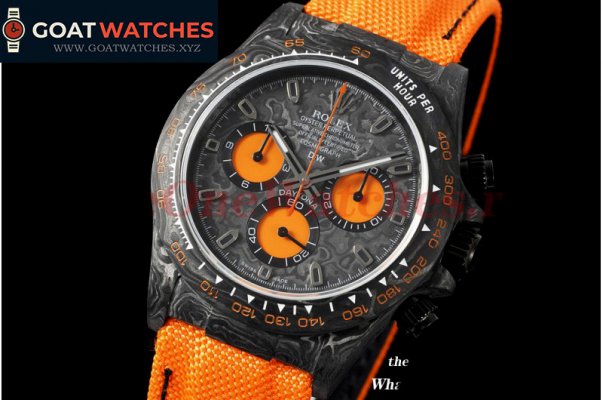 ROLEX - Daytona DIW Carbon Orange Dial FC/NY 40mm SA4130