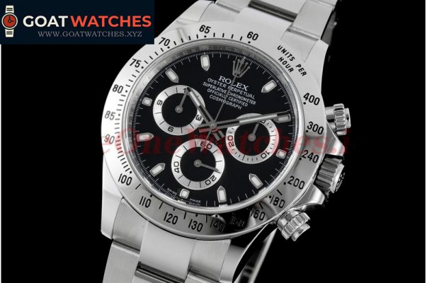 Rolex - Daytona 116520 SS/SS Black Dial 904L Clean SA4130 V2