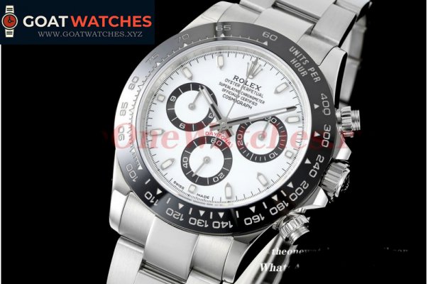 Rolex - Daytona 116500 SS/SS White Dial 316L WF A7750