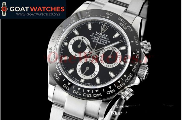 Rolex - Daytona 116500 SS/SS Black Dial 316L WF A7750