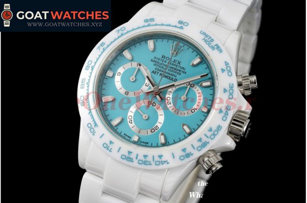 Rolex-Daytona 42mm CER/CER blue/white 4130 movement