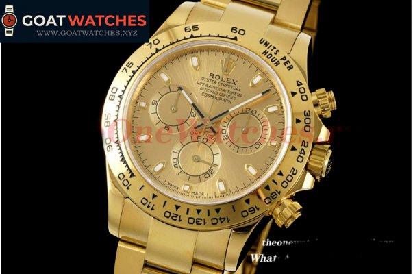 Rolex - Daytona 116508 YG/YG Gold Dial 316L WF A7750