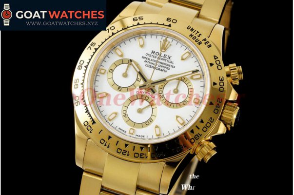 Rolex - Daytona 116508 YG/YG White Dial 316L WF A7750