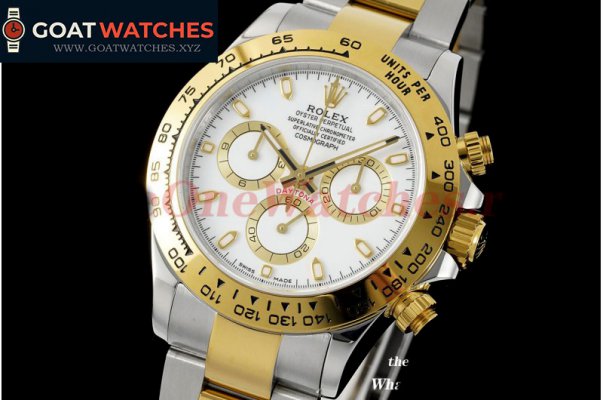 Rolex - Daytona 116508 YG/SS White Dial 316L WF A7750