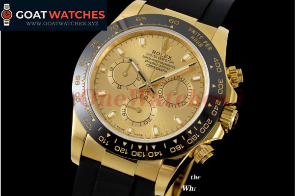 Rolex - Daytona 116518 YG/RU Gold Dial 316L WF A7750