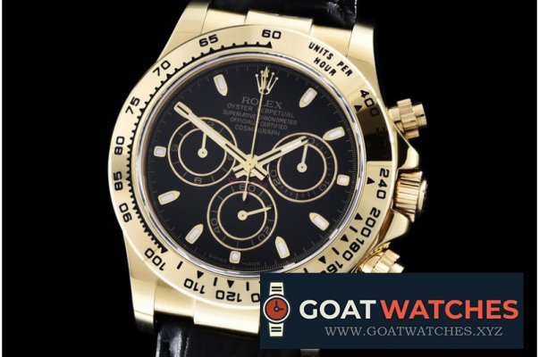 Rolex - Daytona YG/LE Black Stk BP Ult A-7750 Mod 4130