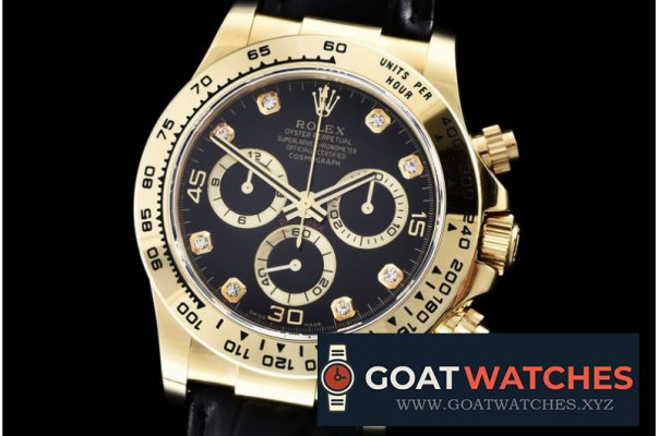 Rolex - Daytona YG/LE Black Dia BP Ult A-7750 Mod 4130