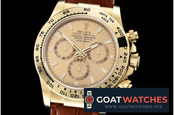 Rolex - Daytona YG/LE Gold Stk BP Ult A-7750 Mod 4130