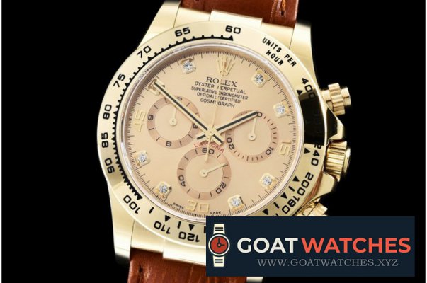 Rolex - Daytona YG/LE Gold Dia BP Ult A-7750 Mod 4130