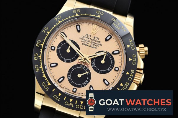 Rolex - Daytona Cer YG/RU Gold Stk BP Ult A7750 Mod