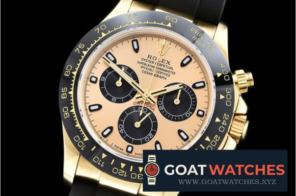 Rolex - Daytona Cer YG/RU Gold Stk BP A7750