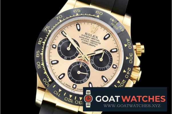 Rolex - Daytona Cer Wrapped YG/RU Gold Stk BP Ult A7750 Mod