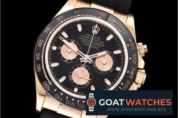 Rolex - Daytona Cer RG/RU Black Stick BP Ult A7750