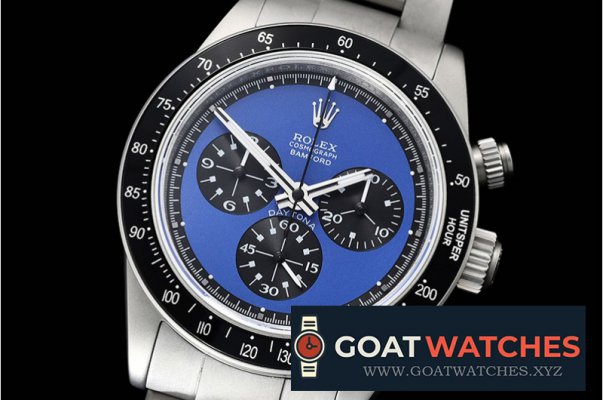 Rolex - Daytona Ref.6263 SS/SS Blue Bamford PN JKF A7750