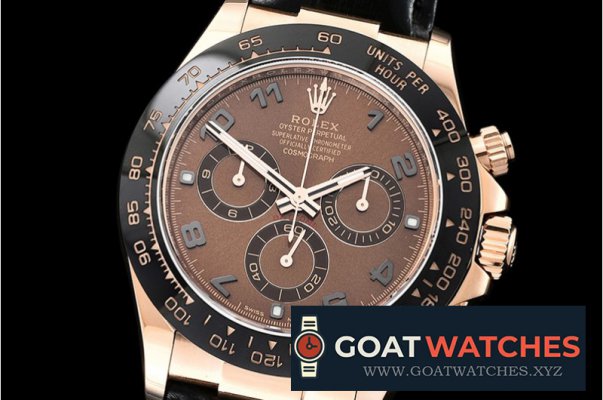 Rolex - Daytona 116515 CER/RG/LE Brown Noob Asia 4130 Mod