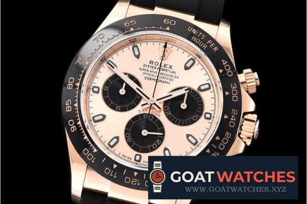 Rolex - Daytona 116515 CER/RG/RU Rose Noob Asia 4130 Mod