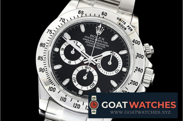 Rolex - Daytona 116520 /SS/SS Black ARF V2 A4130 Mod