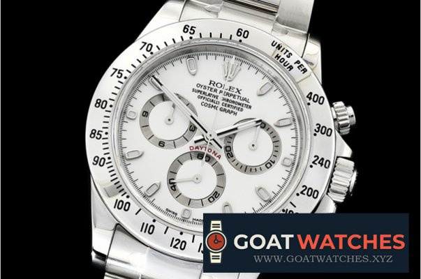 Rolex - Daytona 116520 SS/SS White ARF V2 A4130 Mod