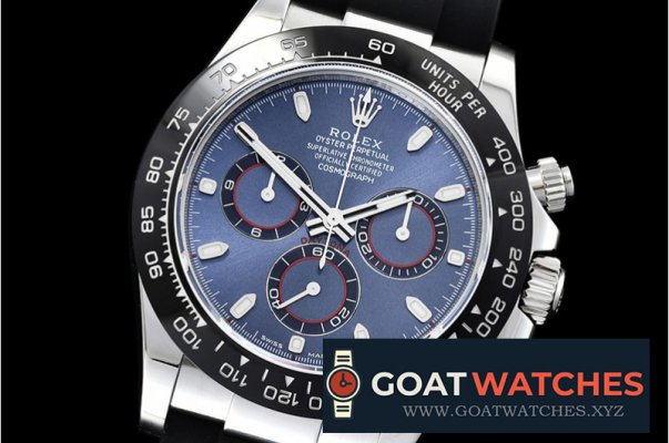 Rolex - Daytona 116519 904L CER/RU Blue Noob Asia 4130 Mod