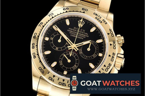 Rolex - Daytona 116508 YG/YG Black/Stk ARF V2 A4130 Mod