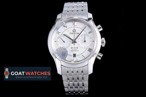 Omega - De Ville Prestige 42MM SS/SS White OMF A7750 Mod9300