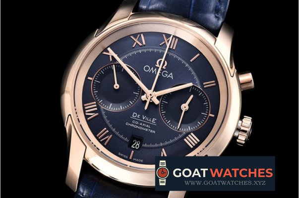 Omega - De Ville Chronograph Cal.9300 RG/LE Blue JHF A7750