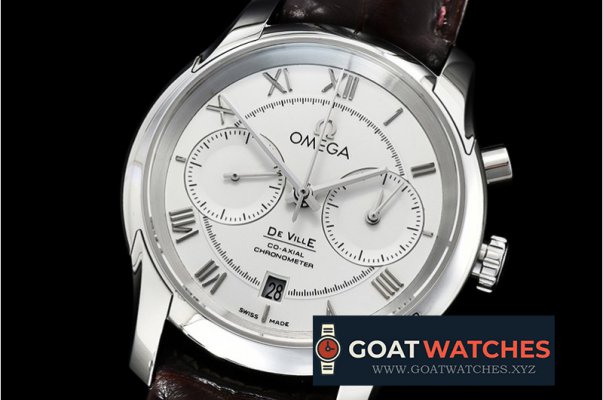 Omega - De Ville Chronograph Cal.9300 SS/LE White JHF A7750