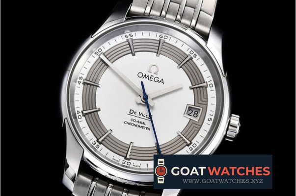 Omega - De Ville Mens Co-Axial SS/SS White/Stick VSF A8500