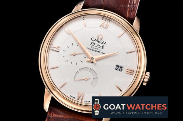 Omega - De Ville Prestige Power Reserve RG/LE Wht ZF Asia 23J