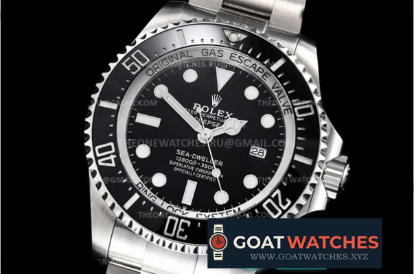 Rolex - Deep Sea Dweller Blk 126660 904L SS/SS ARF V4 A2824