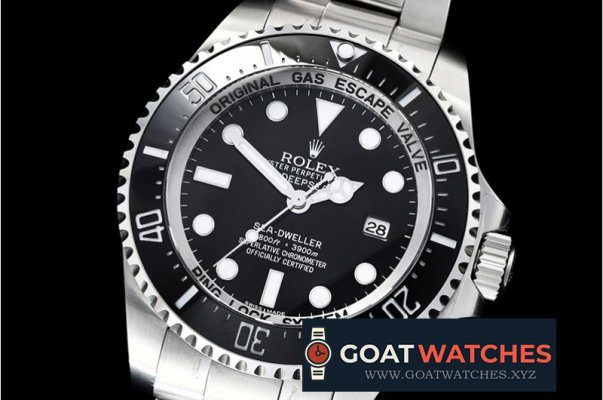 Rolex - DeepSea Dweller 116660 SS/SS Black BP V2 Asia 3135